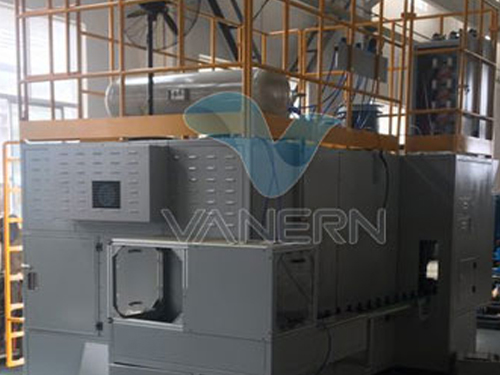 我司为德国威巴克公司制造的异形件喷涂机生产现场！